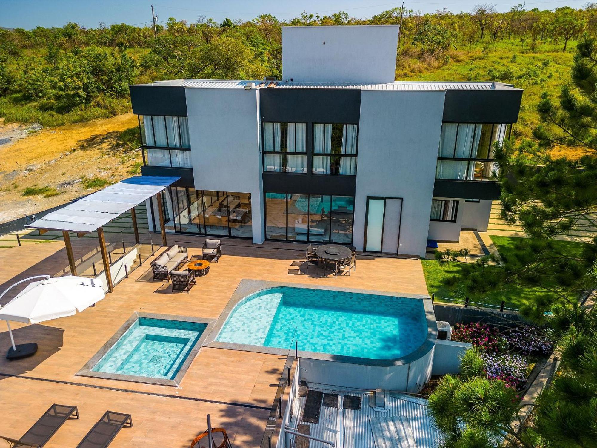 Pousada Com Piscina, Jacuzzi E Com Vista Em Capitolio - Casa Decore Dış mekan fotoğraf